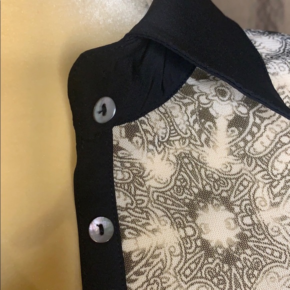 Bebe sheer shirt - Picture 6 of 7